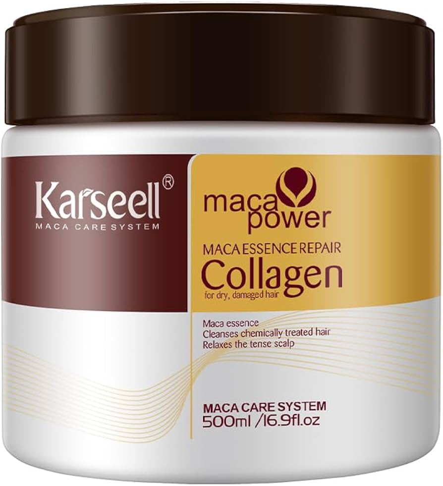 Karseell haarmasker tegen pluis masker voor droog haar masker voor geblondeerd haar NobaGlow 